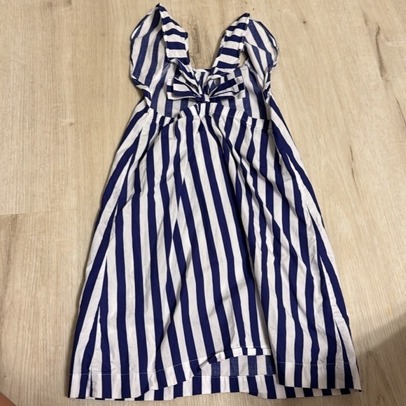 Crewcuts striped navy dress size 7 - Picture 2 of 3